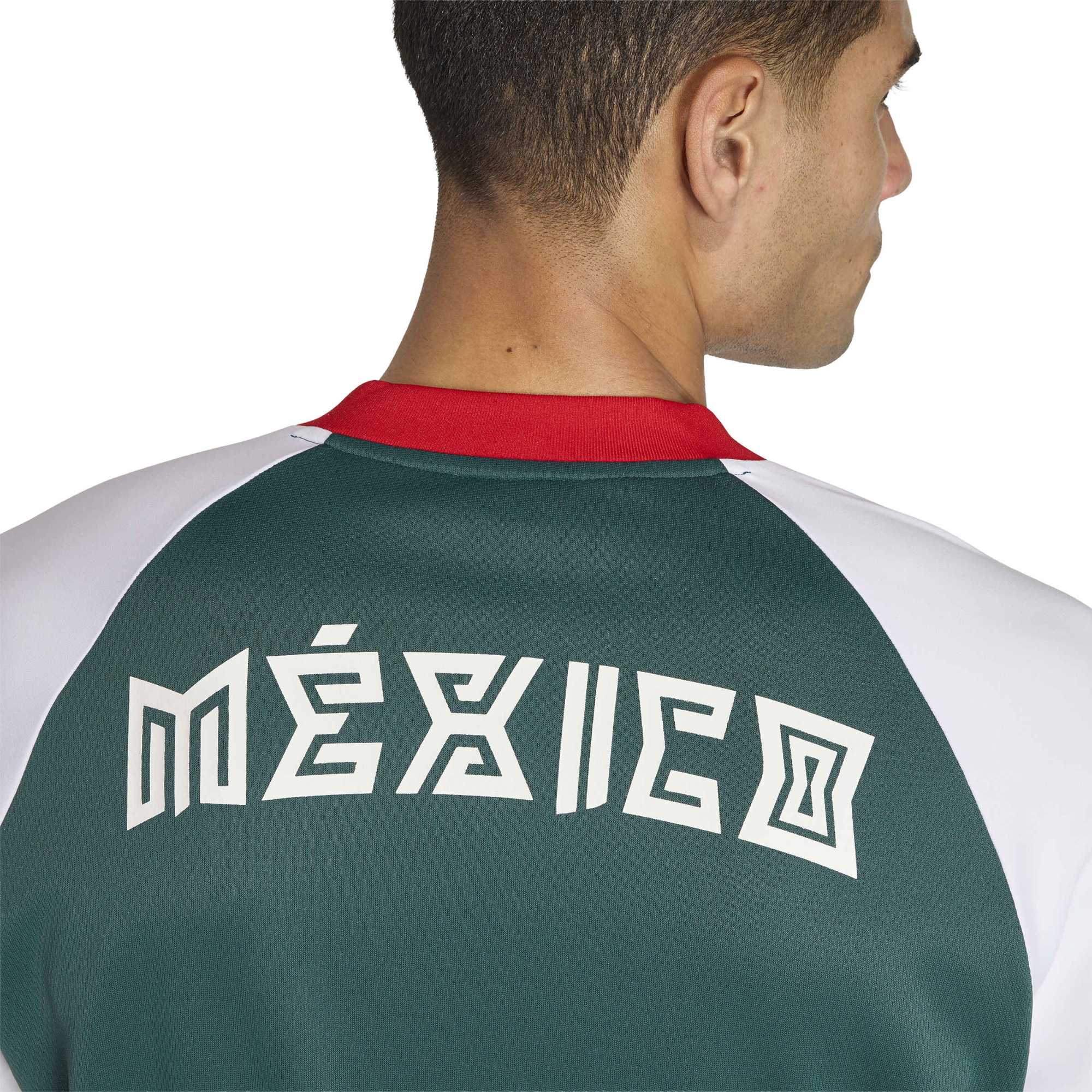 [JED] Mexico National Team 2026 Long Sleeve Pre-Match Jersey Top - Green