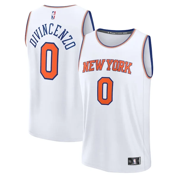 Superior Donte DiVincenzo NYK NBA Jersey - White - Affordable Price