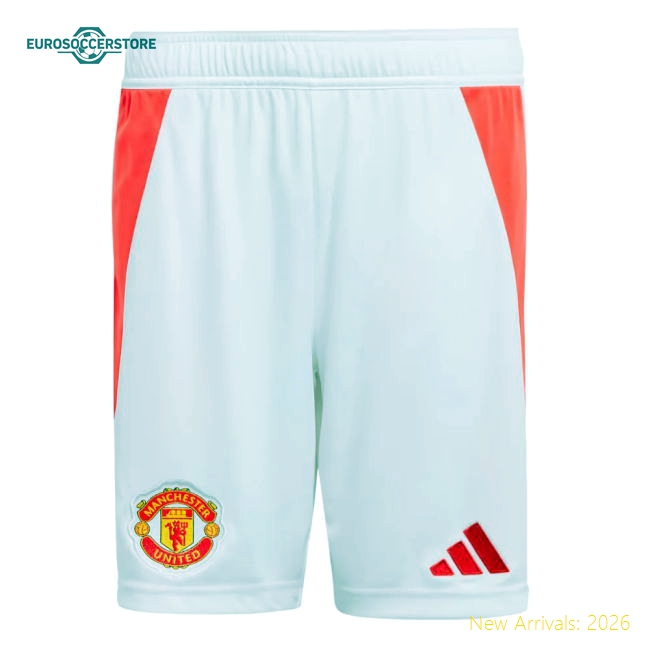 2024-2025 Man Utd Home Shorts (White) - Kids