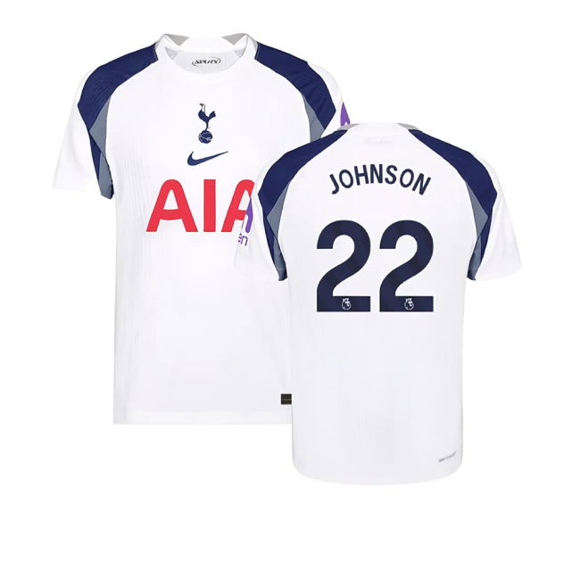 2025-2026 Tottenham Hotspur Authentic Home Top (Johnson 22)