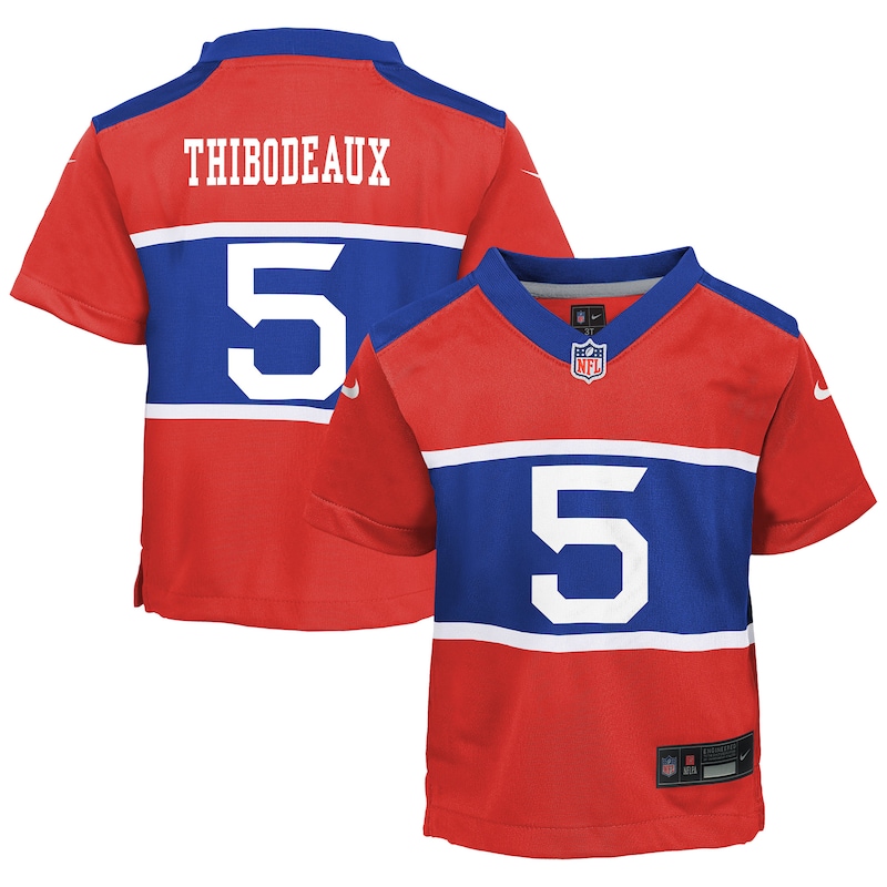 None Kayvon Thibodeaux NY Giants Iconic Top-Grade Jersey Football Appa