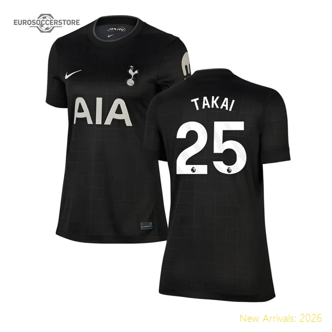 Premium-grade 2025-2026 Tottenham Hotspur Away Shirt (womens) (taka