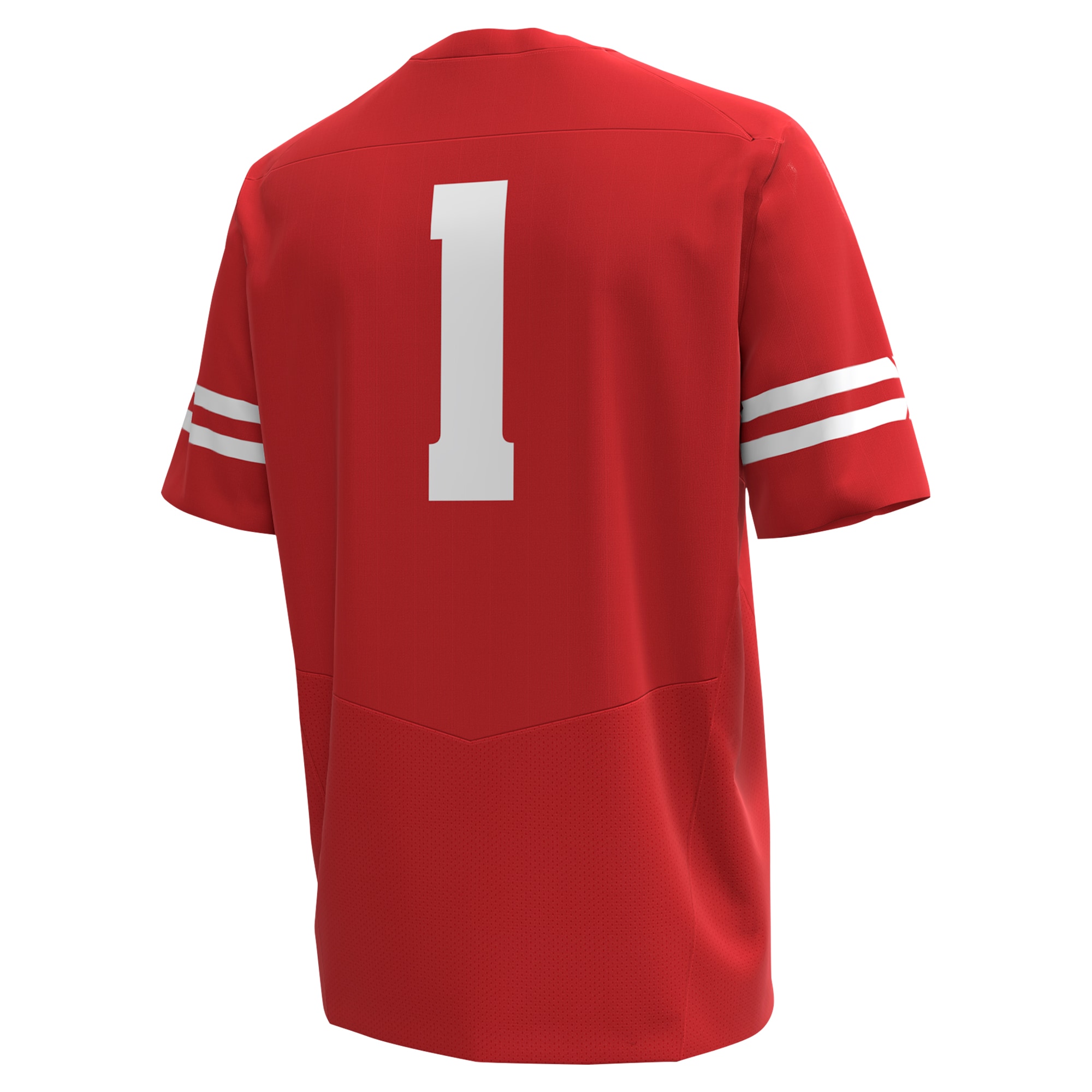 #1 Wisconsin Badgers Replica Football Jersey - Red
