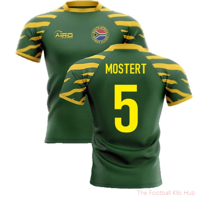 [JED] 2025/26 South Africa Springboks Home Rugby Shirt (Mostert 5)