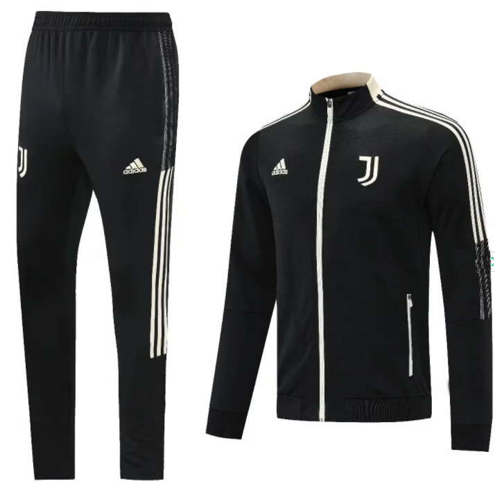 Juventus 21-22 Black White Jacket Kit - Official Replica 17420