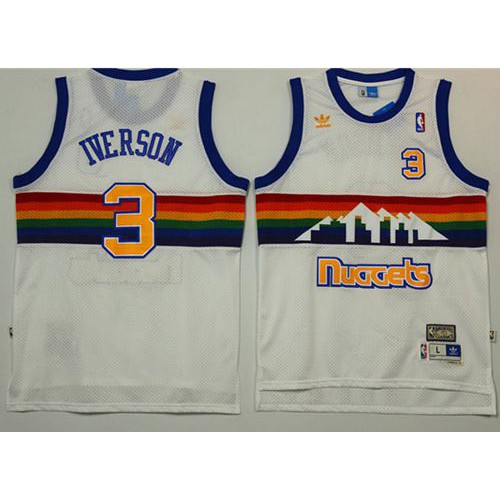 Nuggets White Denver Nuggets #3 Jersey - Reasonably Priced NBA Fan Apparel