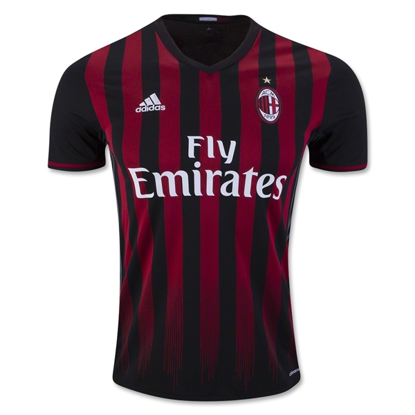 AC Milan Home 201617 Soccer Shirt - Official Replica 9739