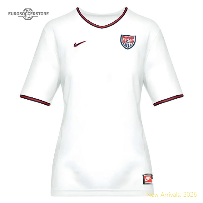 Top Uswnt Usa 20242025 Home Shirt X Athletic Moisturewicking