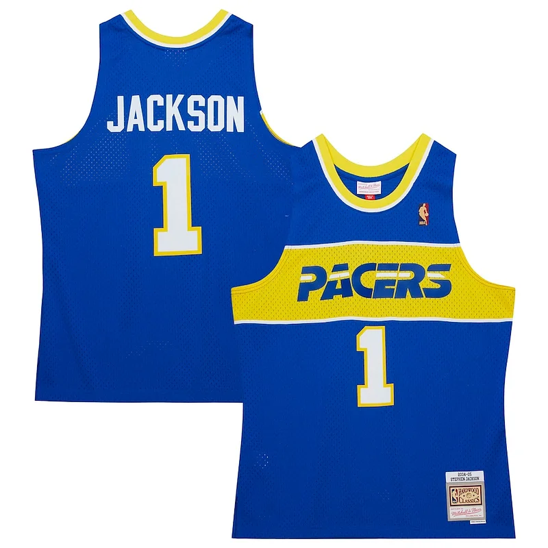 Top-Grade Stephen Jackson IND Swingman Jersey - Team Colors