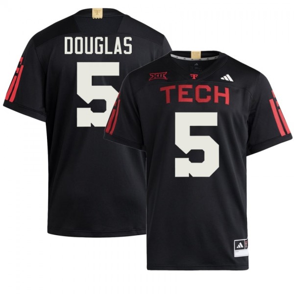 Men Texas Tech Red Raiders Caleb Douglas #5 Ncaa Red Performance