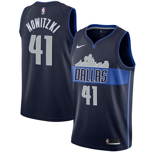 Superior Mavs #41 Dirk Nowitzki 2024 Statement NBA Swingman Jersey