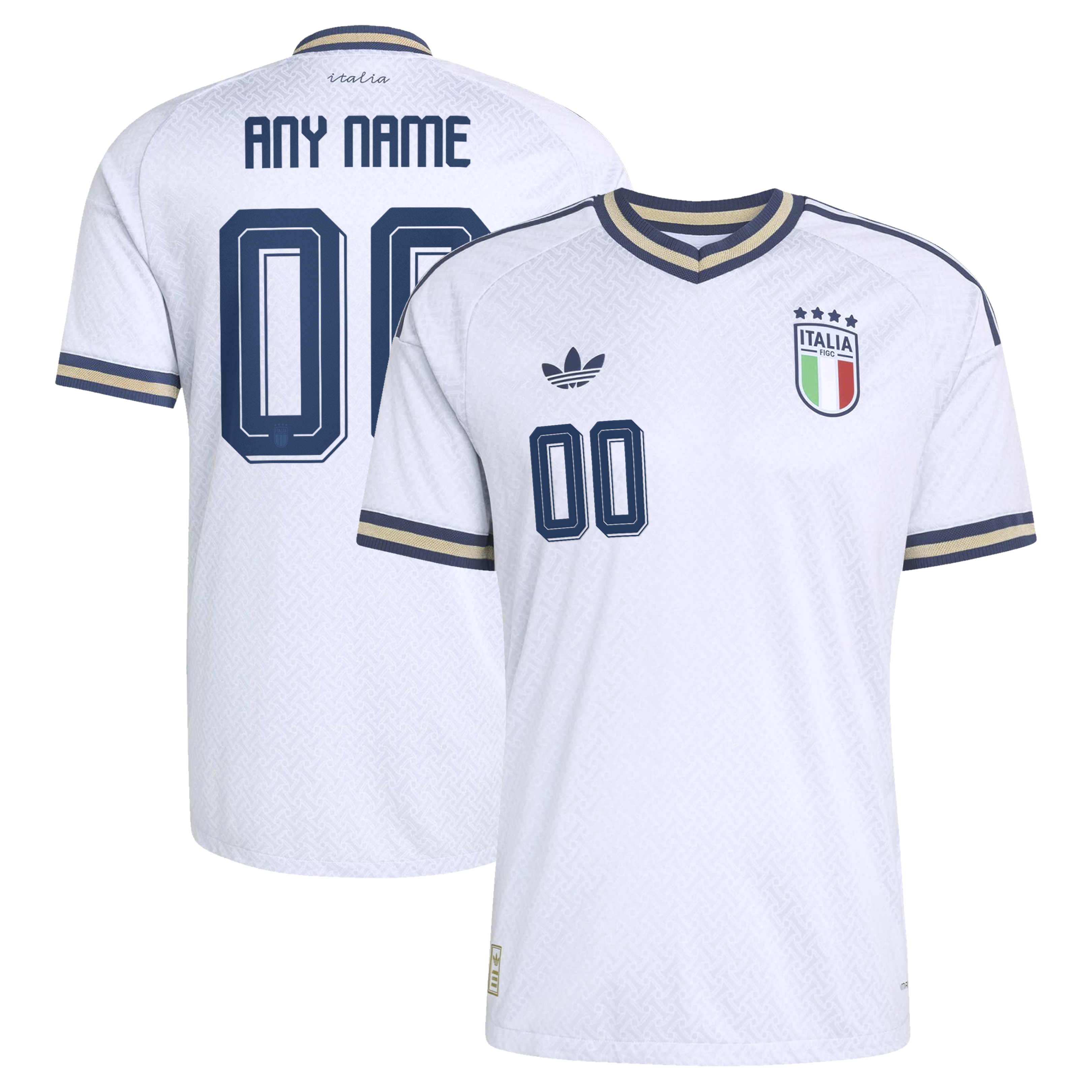 [SJH] Italy National Team 2026 Away On-Field Authentic Custom Jersey - Light Blue