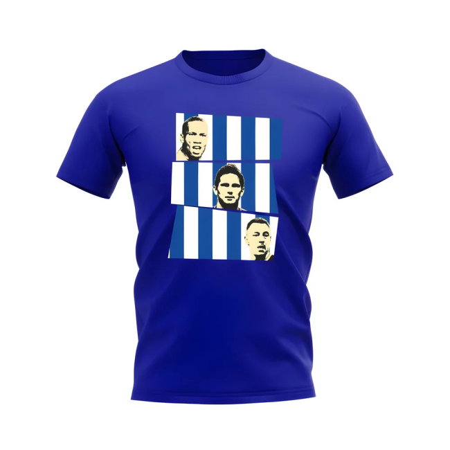 Drogba Lampard Terry Chelsea Trio supporter T-Shirt