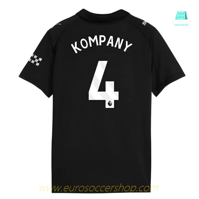 2025-2026 Man City Away Shirt (Kids) (Kompany 4)
