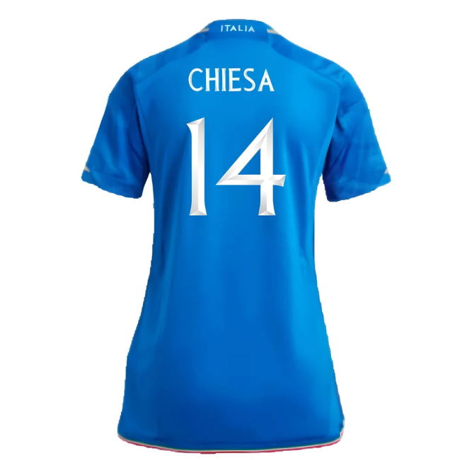 Licensed Copy Italy Home Fan Jersey for Adults (CHIESA 14) (2)