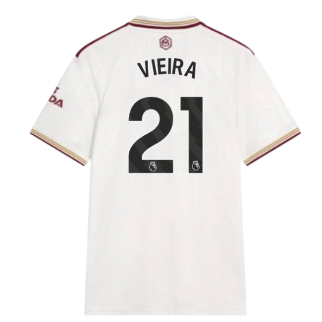 Vieira 21 Arsenal Senior Team High Performance Third Pro Shirt