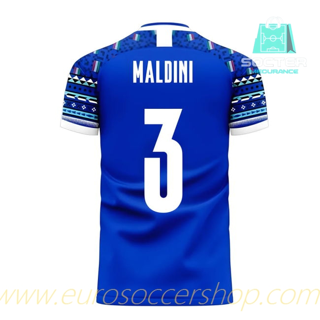2025-2026 Season Italy Home Shirt Concept Edition (MALDINI 3)