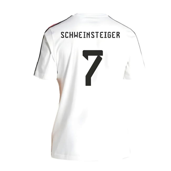 SCHWEINSTEIGER 7 Match Replica Germany Home Replica Jersey (Adults)