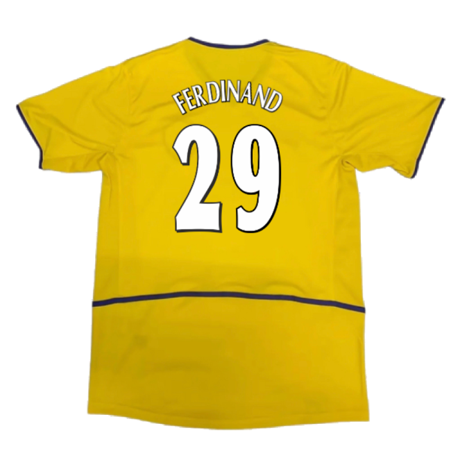 Soccer Jersey 2002-2003 Leeds Away Stretchable High-Quality Excel#529