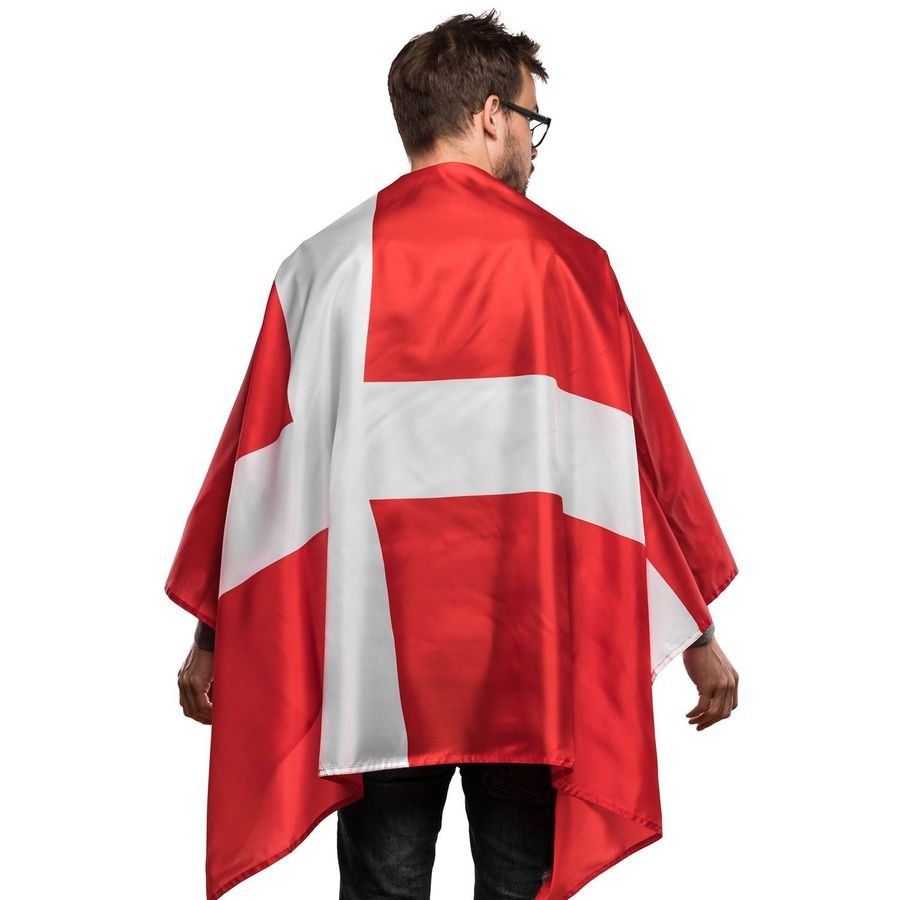 Denmark Flag Cape Red/pure White Adidas National Team Wear