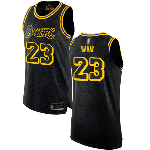 LAL Black Nike A. Davis #23 NBA Jersey Game Day Wear NBA Fan Apparel