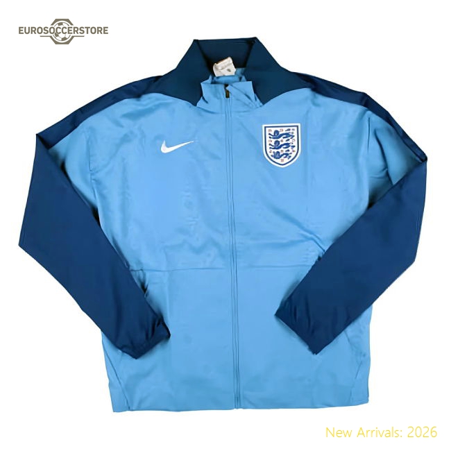 2023-2024 England Dri-FIT Anthem Jacket (Gym Blue) - Womens