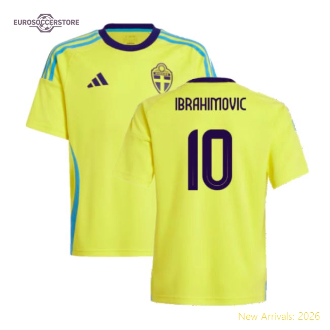 Football Team Kids Ibrahimovic Breathable Jersey Aeroready Soft-touch