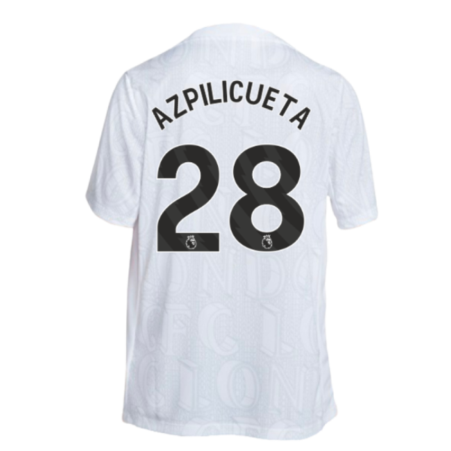 Chelsea 2025-20 Home Football Shirt with Azpilicueta Printing L M S