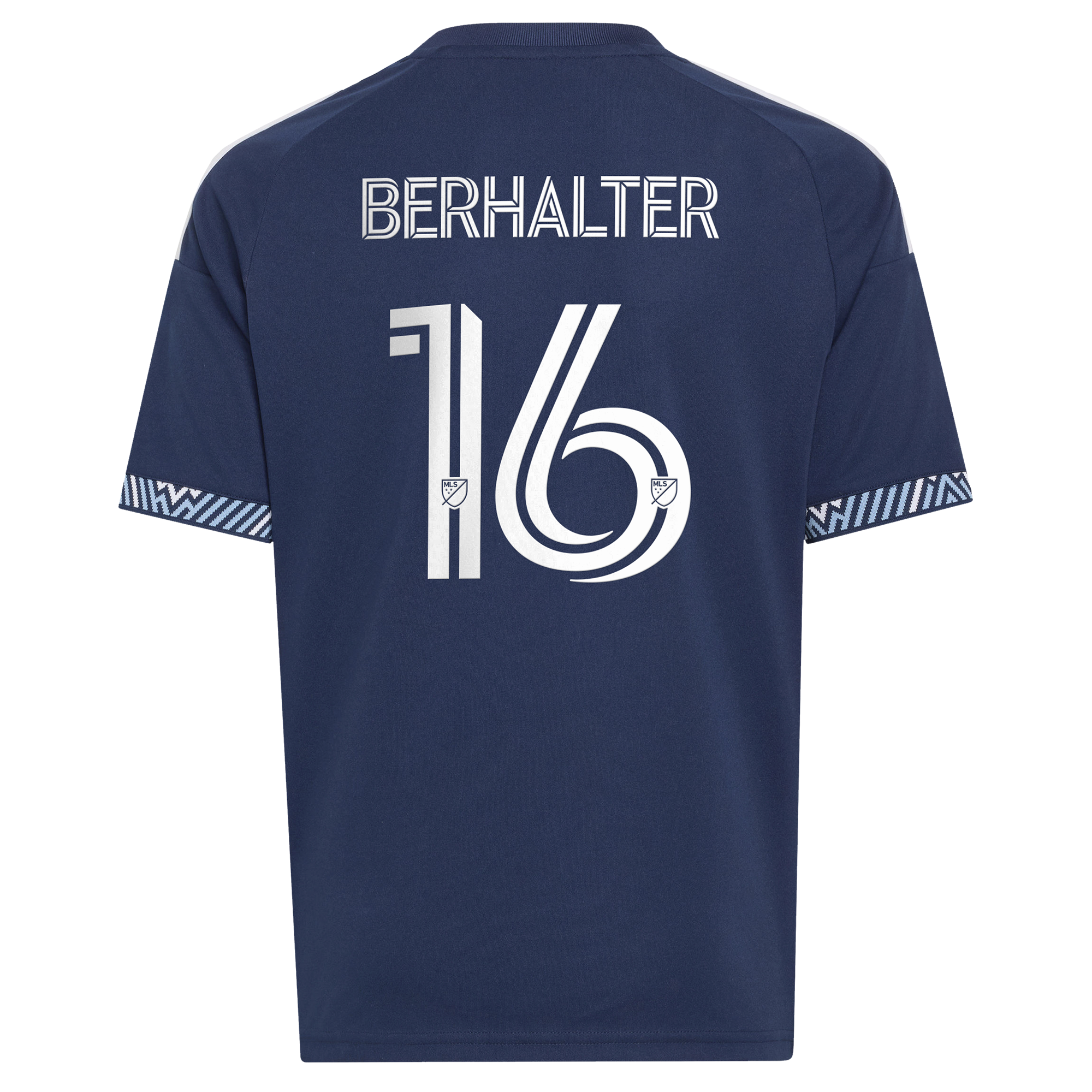 [SJH] Sebastian Berhalter Vancouver Whitecaps FC Youth The Coastal Jersey Replica Jersey - Blue