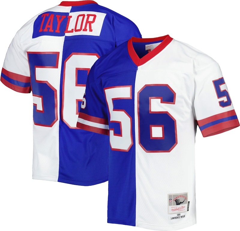 None Lawrence Taylor NY Giants Championship Official Jersey Football A
