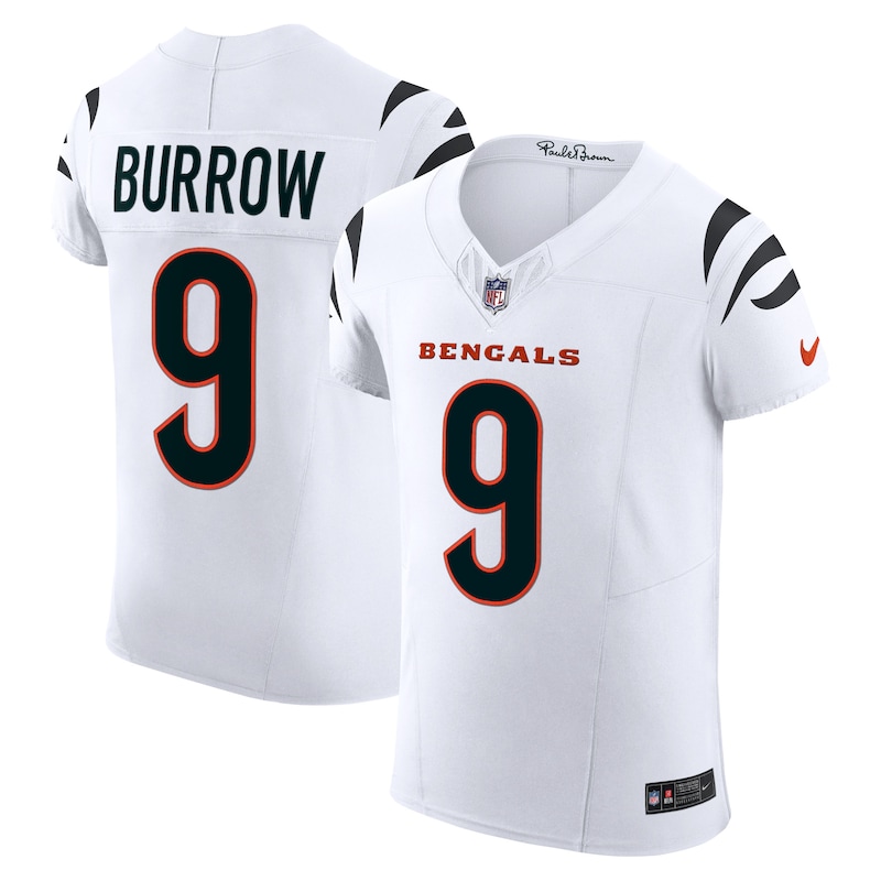 None Joe Burrow CIN Bengals Vintage Pro-Level Jersey Football Apparel