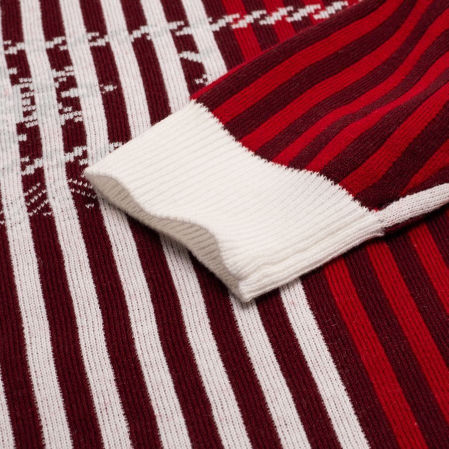 Denmark Christmas Jumper Red/pure White In Multiple Adult Sizes