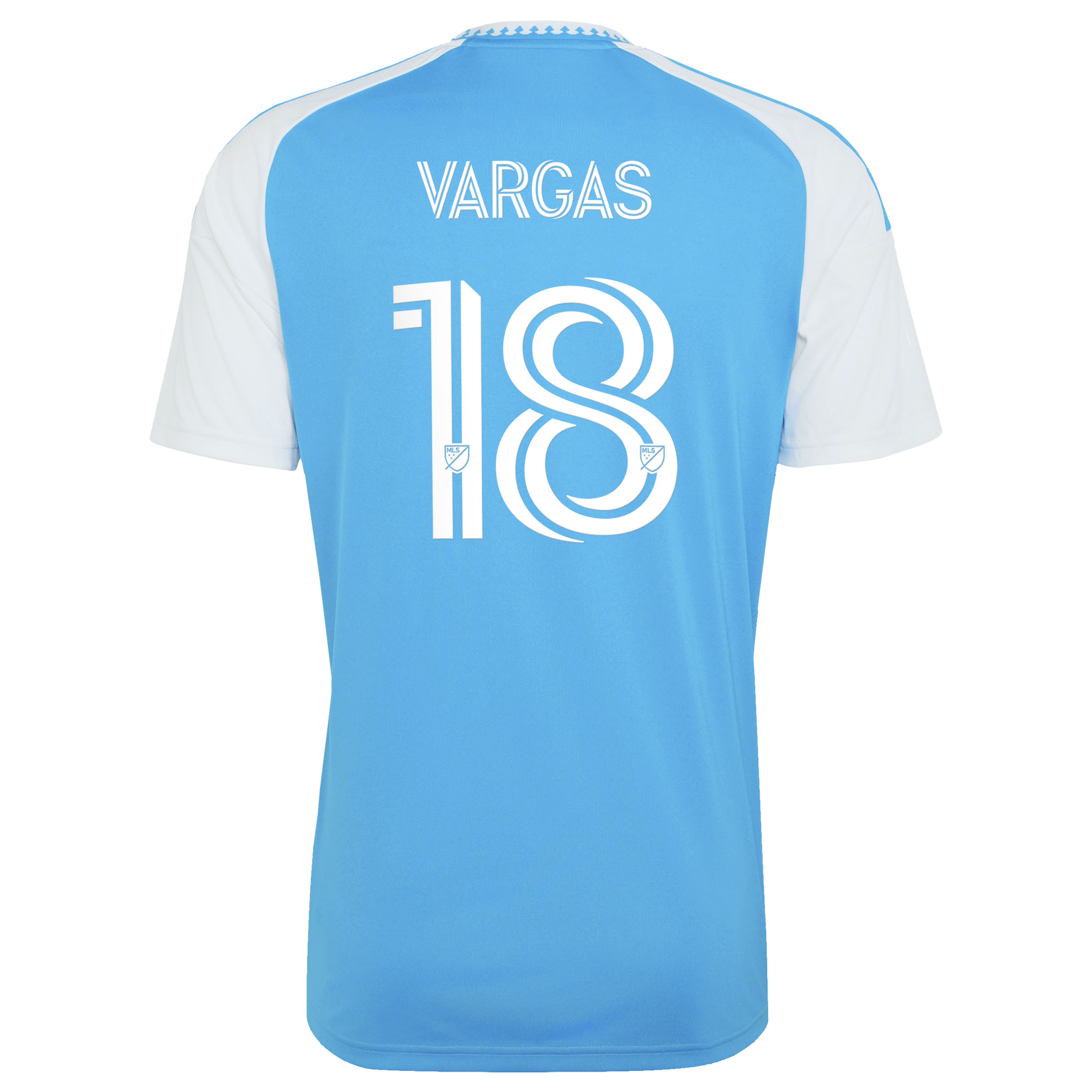 [SJH] Kerwin Vargas Charlotte FC 2026 Carolina Kit: Crowns Up Replica Jersey - Blue