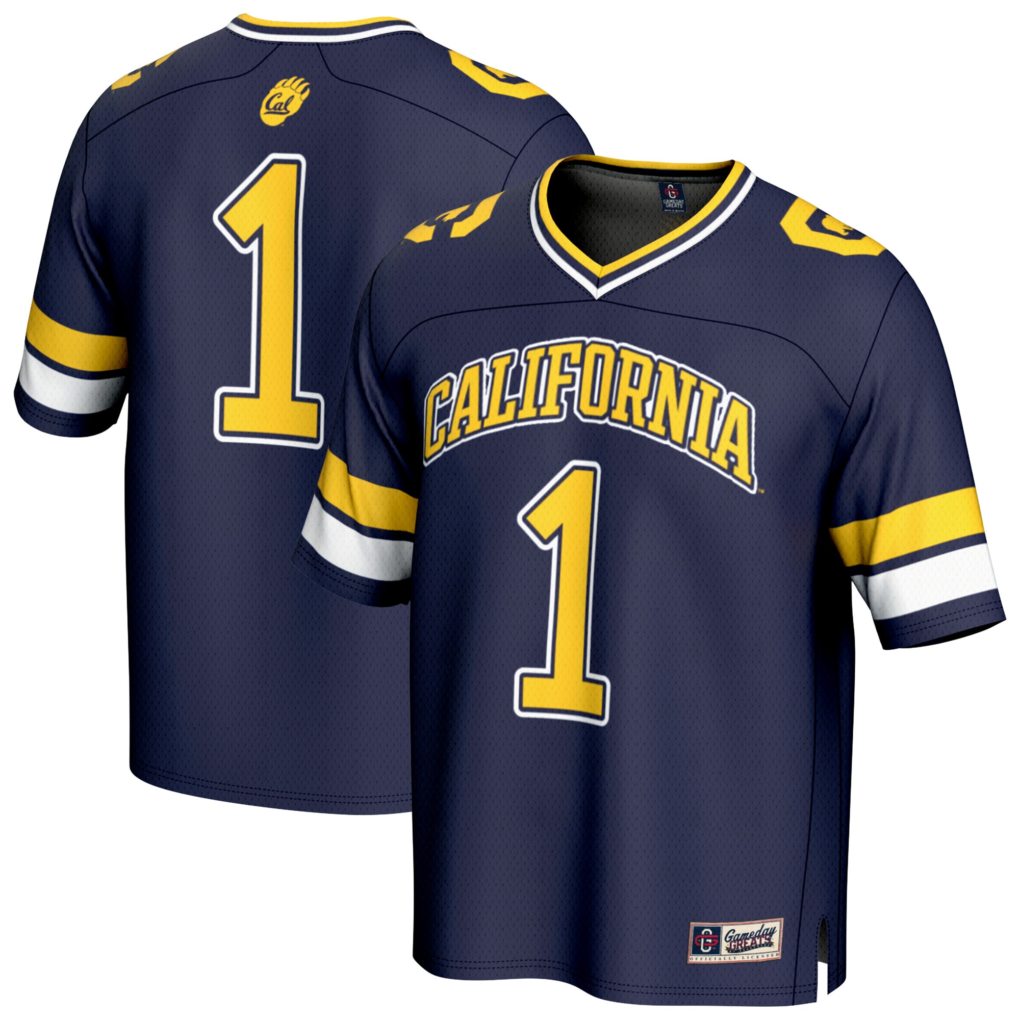 #1 Cal Bears GameDay Greats Unisex Collegiate Football Fashion 26/27 Football Jersey - Navy