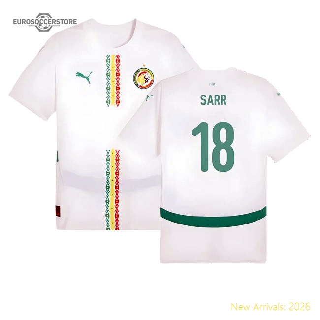 Authentic Senegal Sarr 20242025 Home Jersey Sleek Moisturewicking