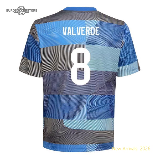 Real Madrid Spanish League Valverde Home Elite Jersey Advanced Textile