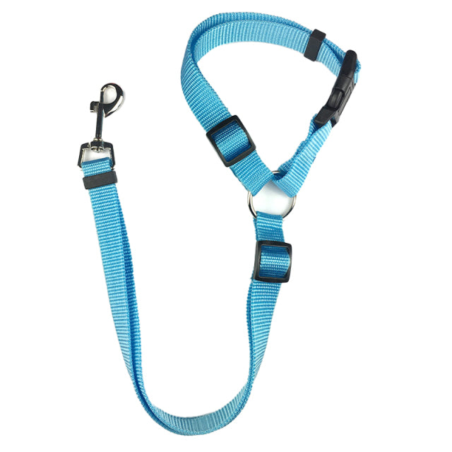 Frenchie Car Seat Belt Headrest Vehicle Safety Harness (WJ71)