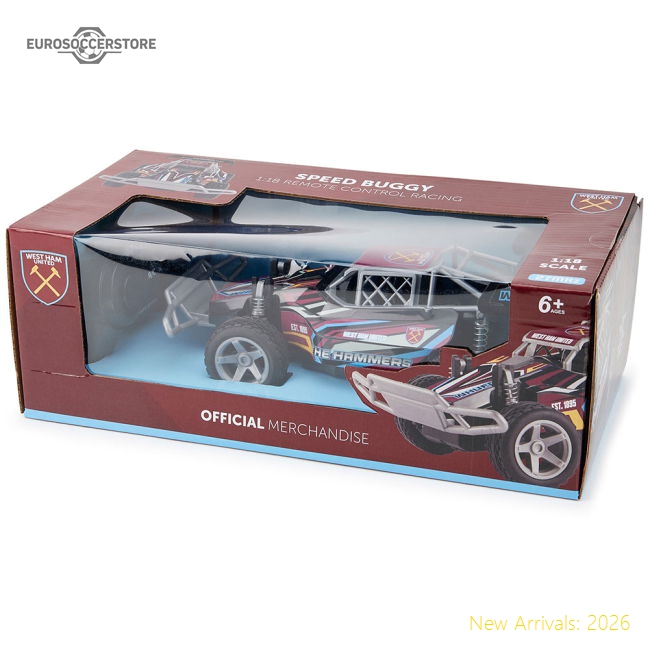 Premium West Ham United Fc Radio Control Speed Buggy 1:18 Scale