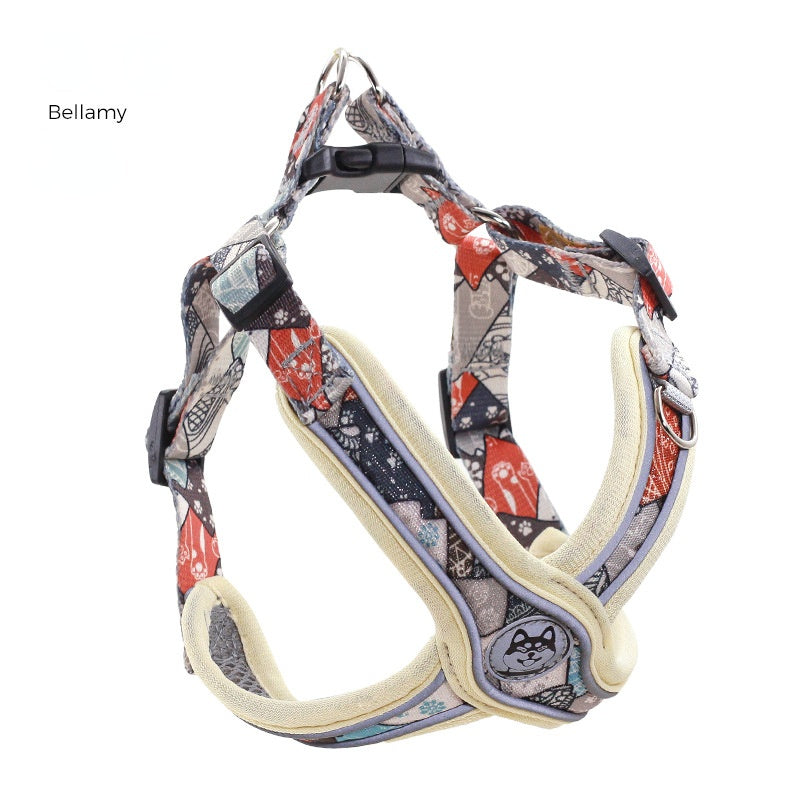 French Bulldog专属 Lucentlead Frenchie Adjustable Harness And Leash Set...