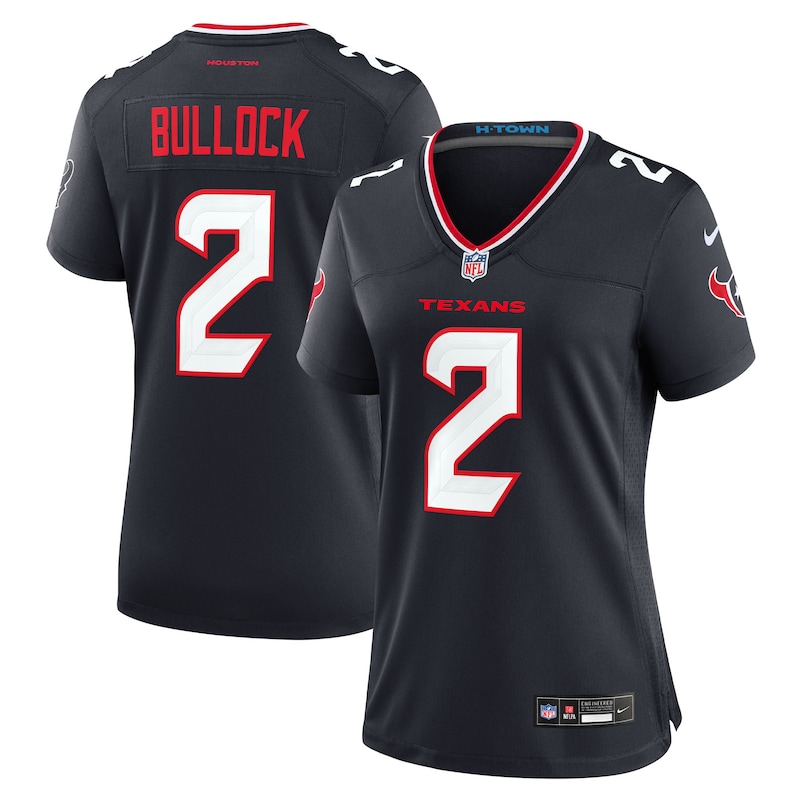 None Calen Bullock Record-Breaker HOU Texans Game-Ready Jersey