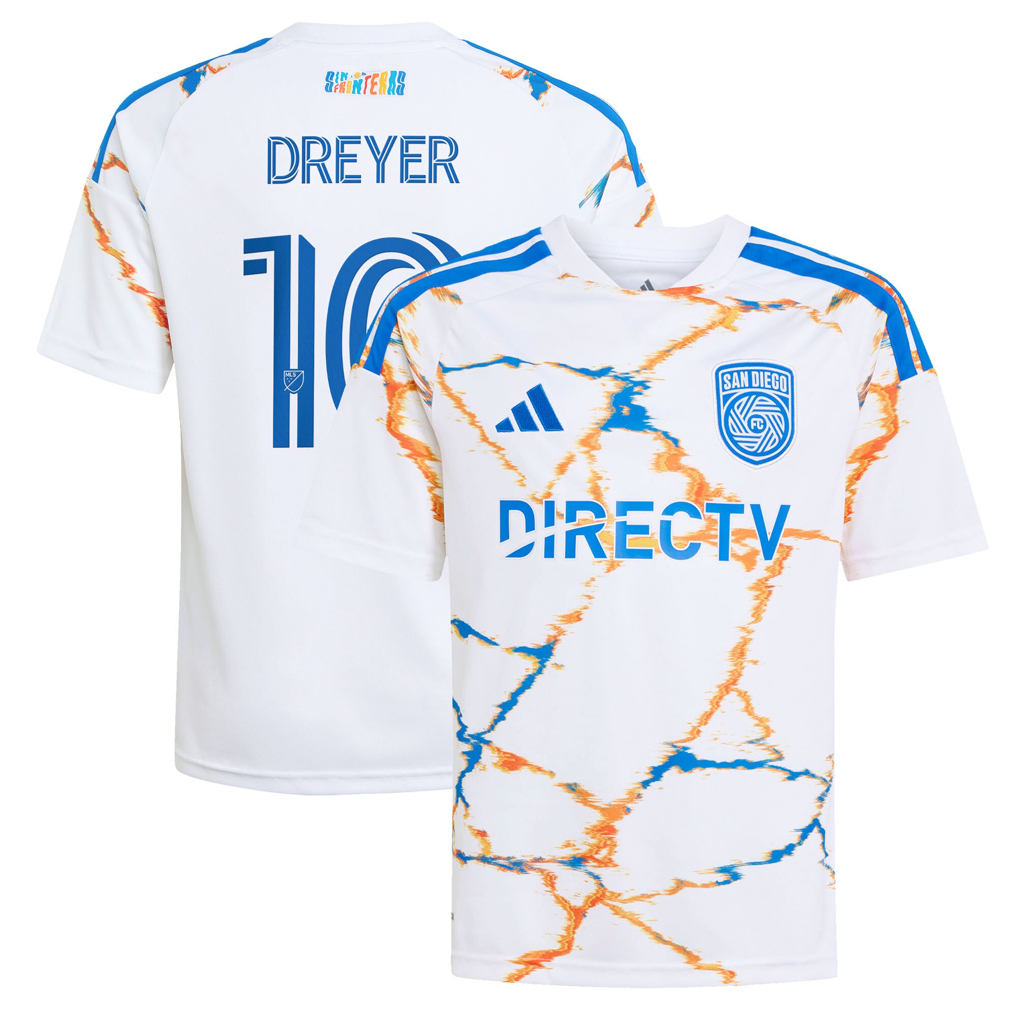 [SJH] Anders Dreyer San Diego FC Youth 2026 Unprecedented Unity Kit Replica Jersey - White
