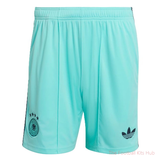 2026-2027 Germany Away Shorts (Flash Aqua)