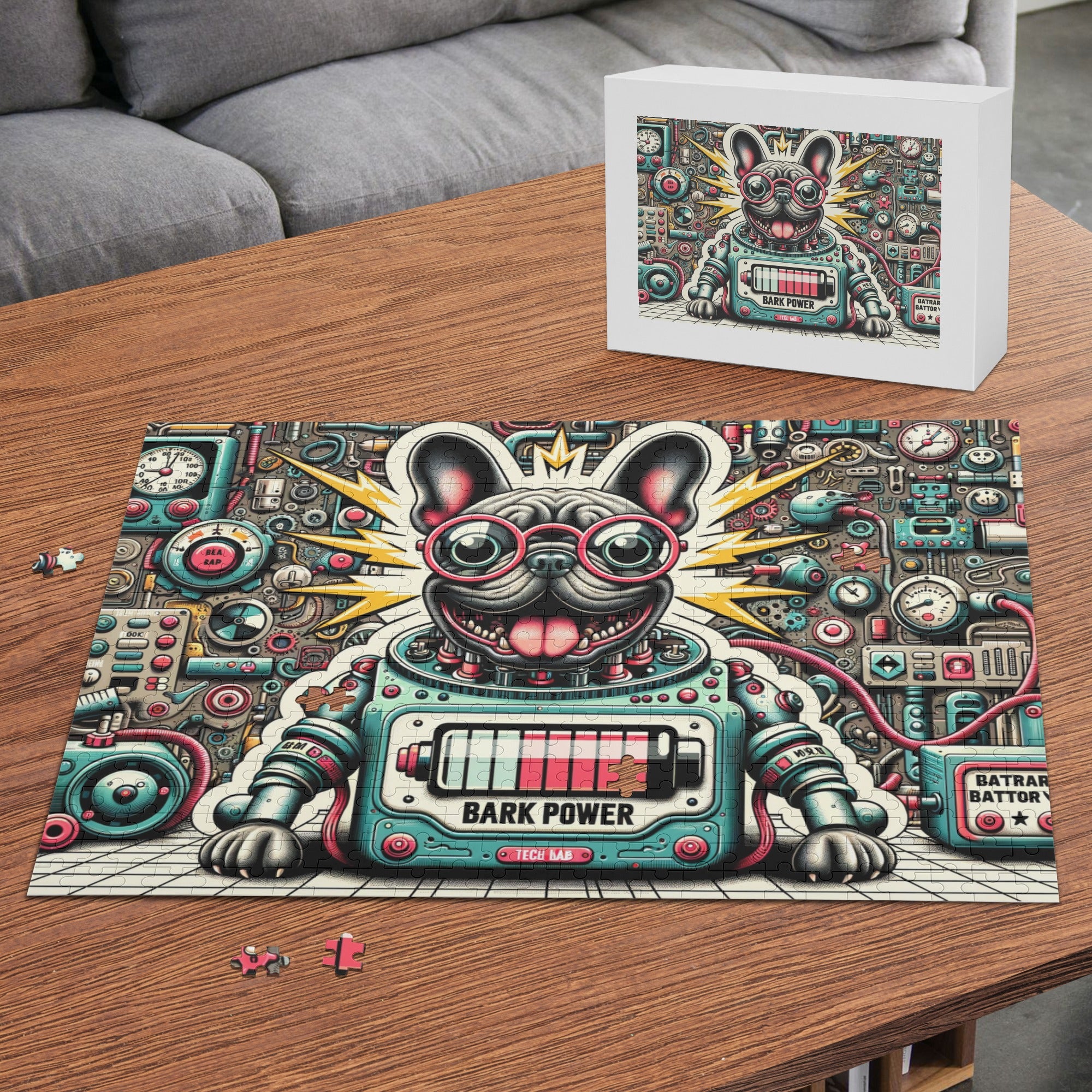 Frenchie Ross - Non-slip 500-piece Wooden Puzzle Dog Supplies