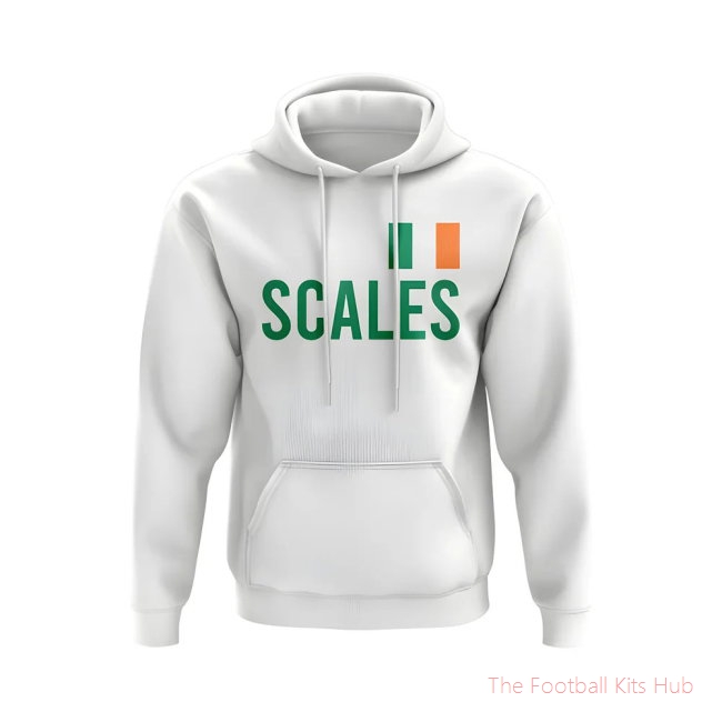 Liam Scales Ireland Name Hoody (White)