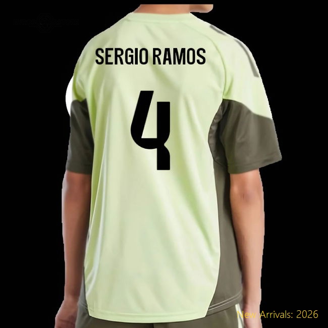 Durable Football Team Kids Sergio Ramos Jersey 2025-2026 Quick-dry
