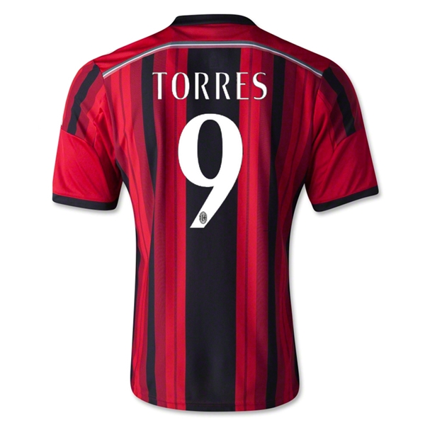 Elite Elite Comfort Fit AC Milan 1415 TORRES 9 Home Shirt