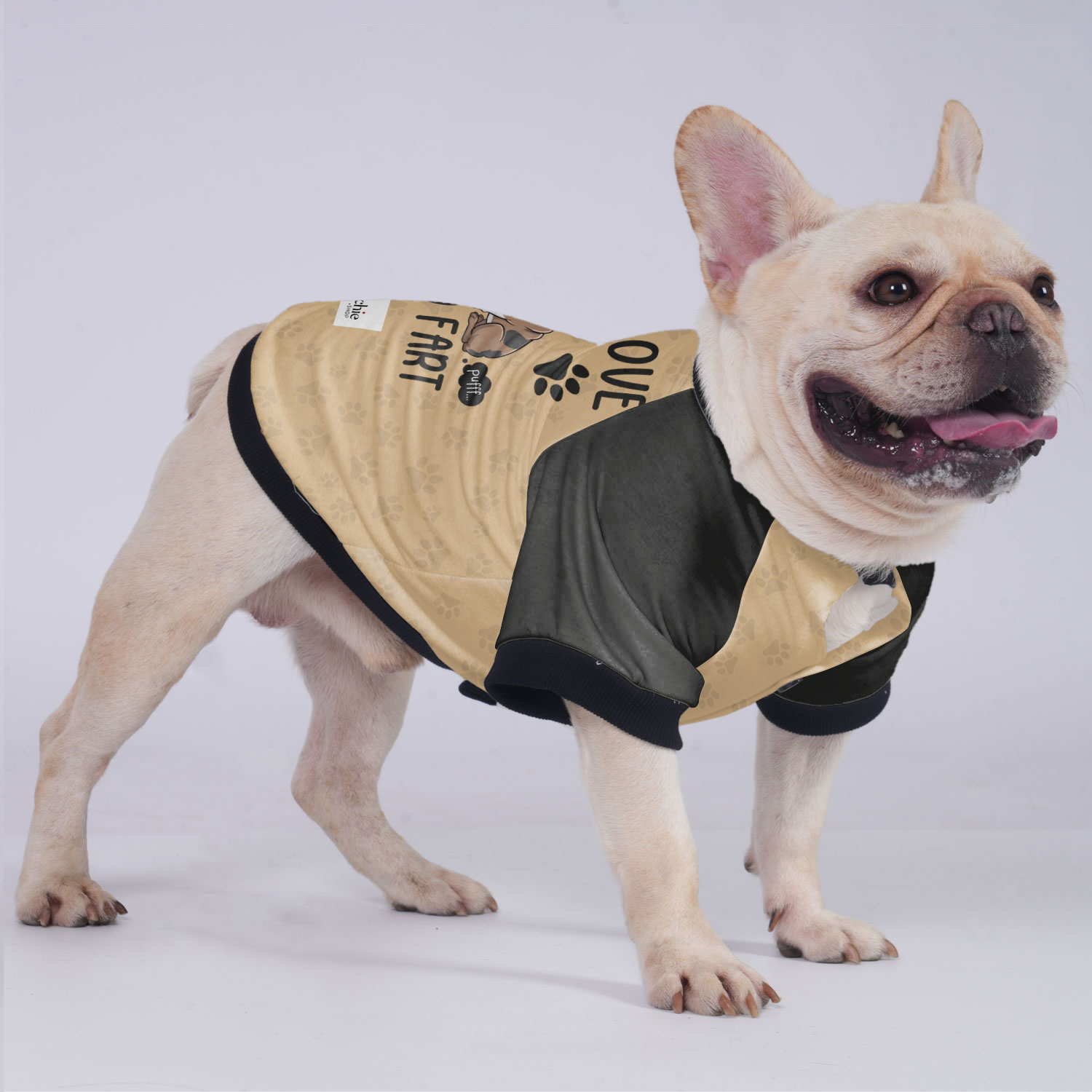 Cozy I Love To Fart - Jacket For French Bulldog for Casual Outings