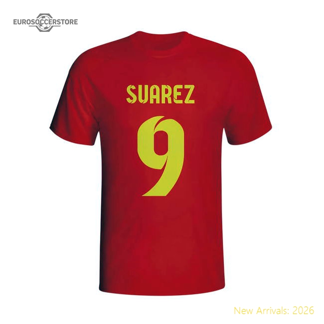 Premium-grade Luis Suarez Blaugrana Hero T-shirt (red) - Kids