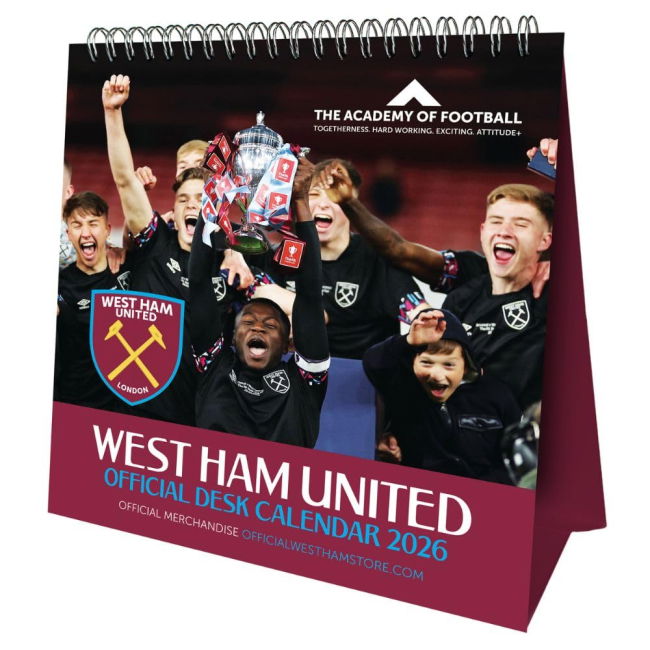 Calendar 2026 Authentic 2025-2026 West Ham EPL Home Kit