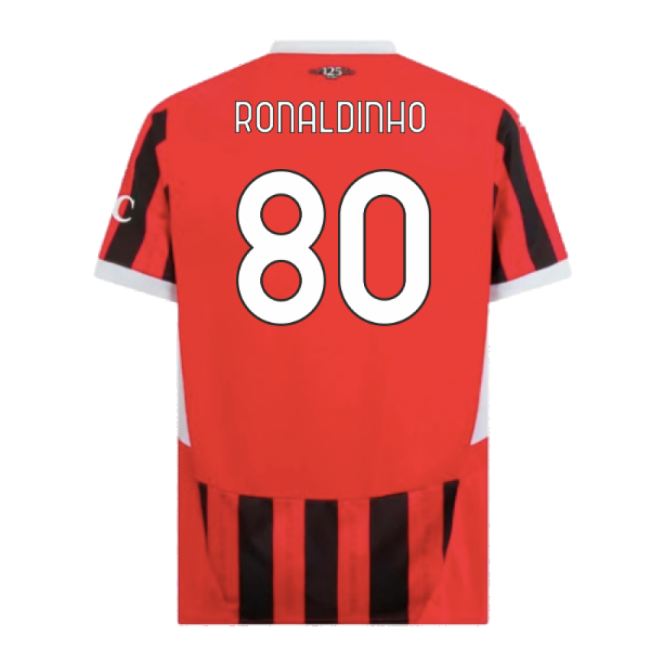 Official Acm Main Shirt Ronaldinho 8 #0 2025-2026 Season (v5)